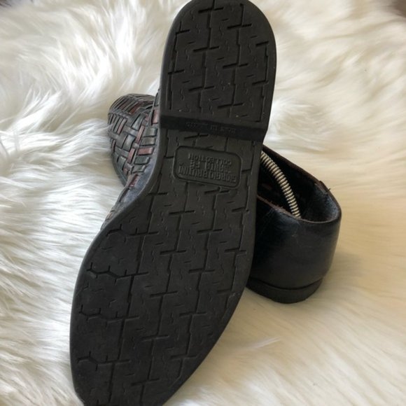 Vintage woven leather loafers unisex - Giorgio Brutini - Picture 7 of 10